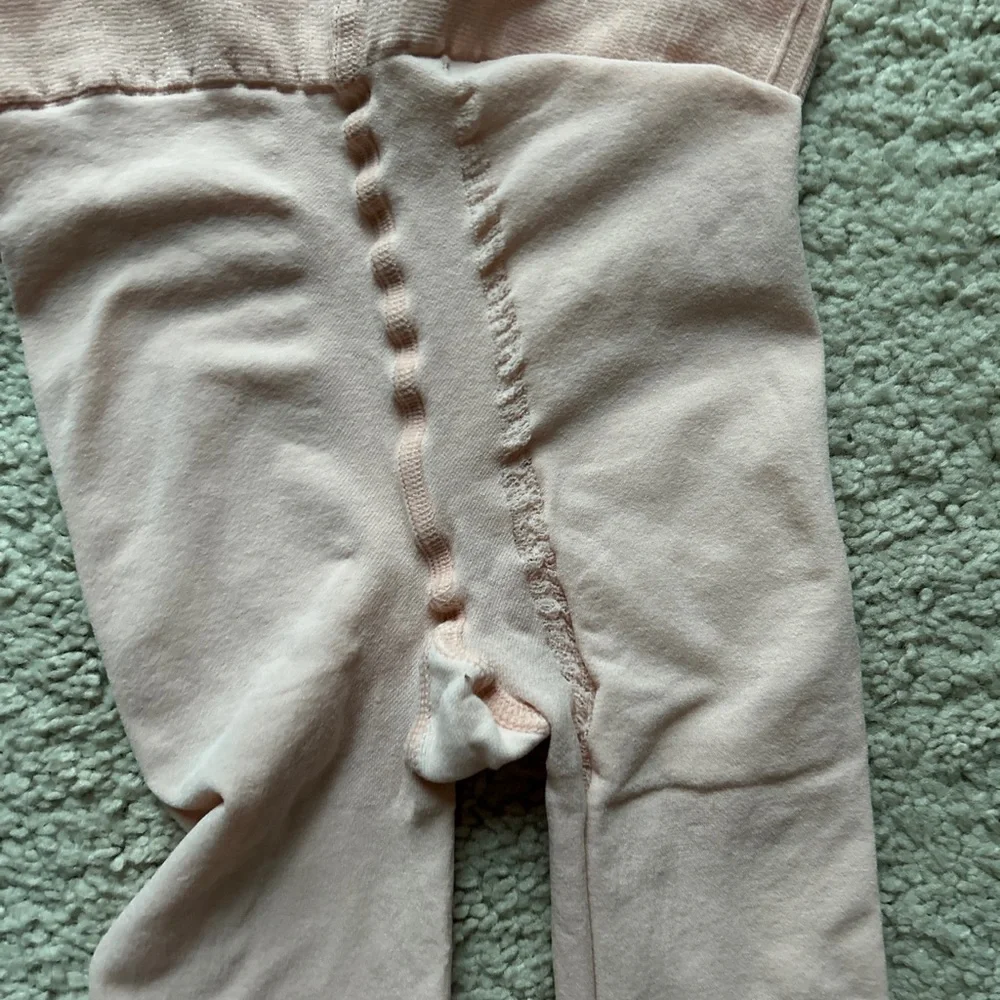 Pink Ballerina Tights Nikolay Grishko Ballet Dance Convertible Adult Med 1 Pair
